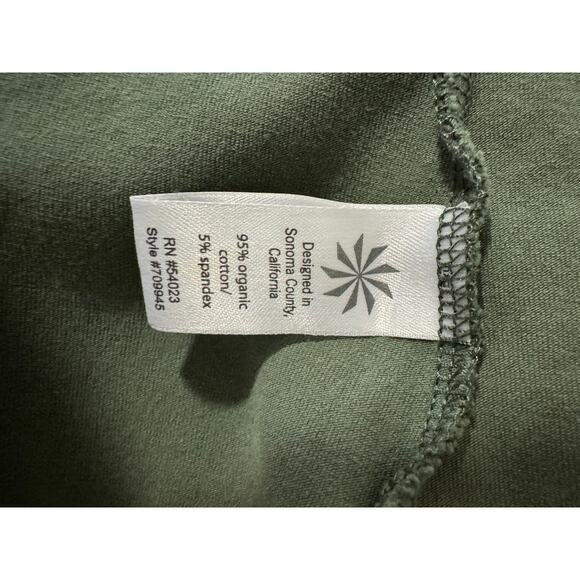 Athleta | V Neck Long Sleeve Tunic Dress in Sage Green | Size Medium - Picture 9 of 13